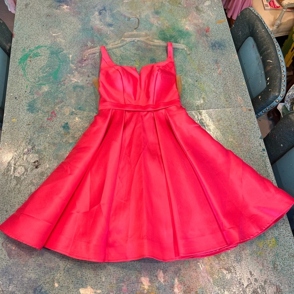 Hot Pink Party Dress - Picture 5 of 15